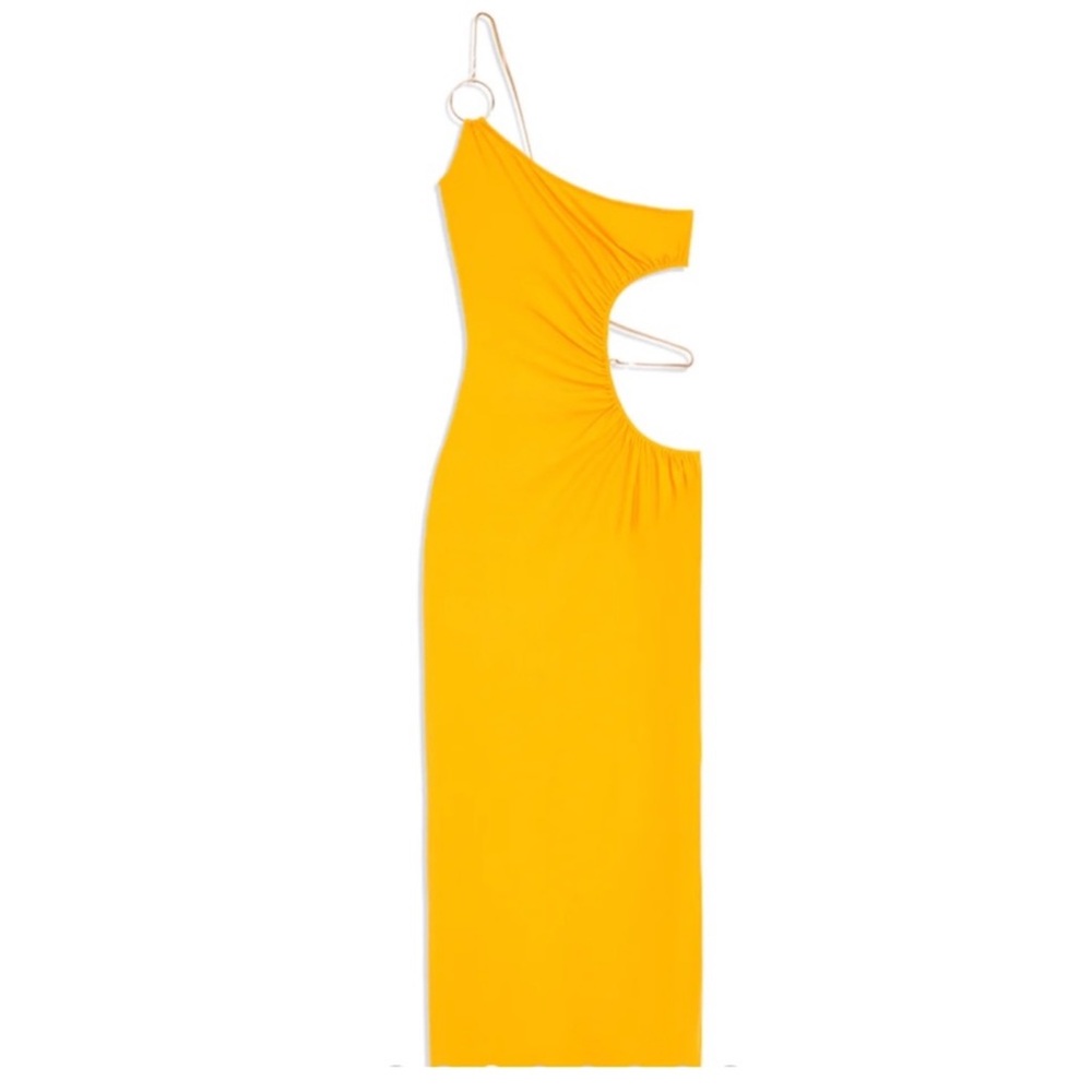 WeWoreWhat Snake Chain Jersey CutOut Dress - Picture 3 of 7